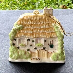 Danbury Mint 2010 Annual Irish Ornament Country Cottage NO BOX